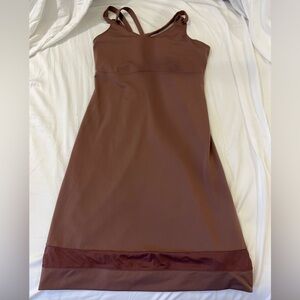 Merrell Brown Sleeveless A-Line Dress